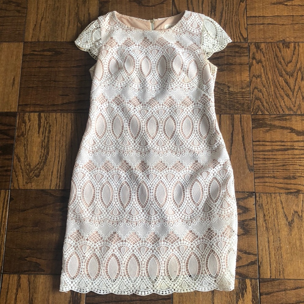 White Eliza J Petite Dress